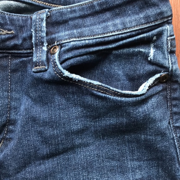 🖤🖤Ann Taylor Loft Modern Skinny Ankle Distressed Denim Jeans🖤🖤 - Picture 6 of 11